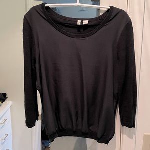 Moth size small black shirt from Anthropologie - LIKE NEW